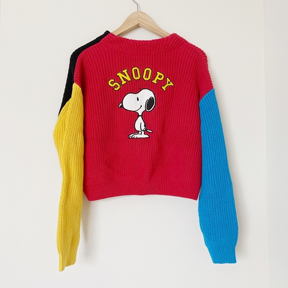 Lazy Oaf x Snoopy Varsity Cardigan - Picture 2 of 6
